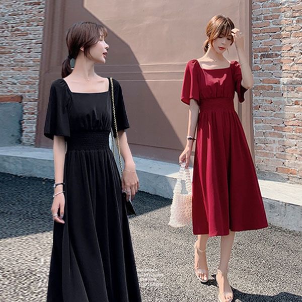oversized women's fat sister mm2020 summer new style french loose skinny oversized women's fat sister mm2020 summer new style dres, Black;gray
oversized women's fat sister mm2020 summer new style french loose skinny oversized women's fat sister mm2020 summer new style dres, Black;gray