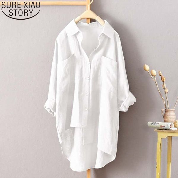 plus size 3xl 4xl 5xl loose long shirt women vintage blouse long sleeve shirt solid fall casual ladies button blusas 12161 201201, White
plus size 3xl 4xl 5xl loose long shirt women vintage blouse long sleeve shirt solid fall casual ladies button blusas 12161 201201, White