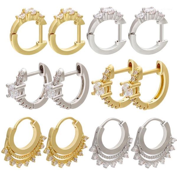 hoop & huggie zhukou one pair cz crystal small earrings brass gold/silver color fashion clear hoops for women girls model:ve1751, Golden;silver
hoop & huggie zhukou one pair cz crystal small earrings brass gold/silver color fashion clear hoops for women girls model:ve1751, Golden;silver
