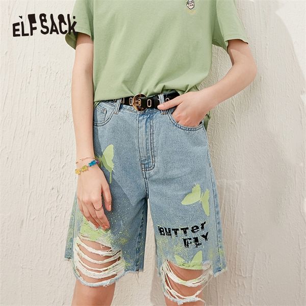 elfsack blue butterfly print high waist casual women denim bermuda shorts 2020 summer elf ripped korean ladies daily bottoms t200701, White;black
elfsack blue butterfly print high waist casual women denim bermuda shorts 2020 summer elf ripped korean ladies daily bottoms t200701, White;black
