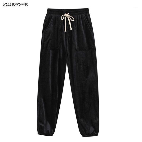 streetwear men black velour pants drawstring elastic waist 2021 new loose velvet trousers vintage1
streetwear men black velour pants drawstring elastic waist 2021 new loose velvet trousers vintage1