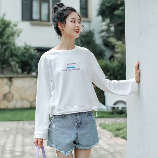 9bozj 2020 autumn student korean pullover hipster pullover lazy bf loose drawstring long sleeve new style sweater women's fashion dv30i, Black
9bozj 2020 autumn student korean pullover hipster pullover lazy bf loose drawstring long sleeve new style sweater women's fashion dv30i, Black