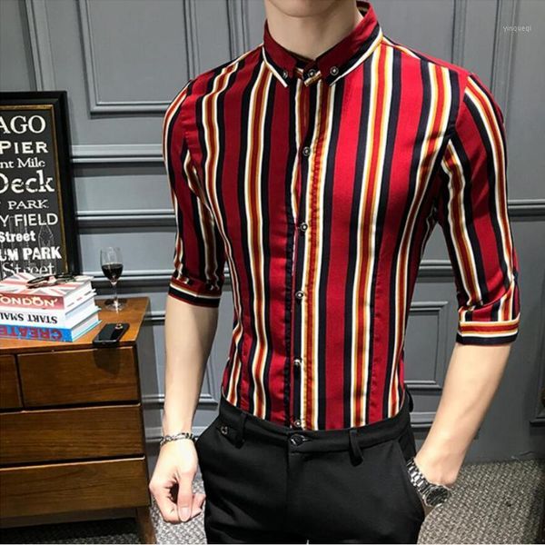 2020new style fashion male summer pure cotton stripe short sleeve shirts/men's lapel dress shirt 14 color s-4xl 5xl1, White;black
2020new style fashion male summer pure cotton stripe short sleeve shirts/men's lapel dress shirt 14 color s-4xl 5xl1, White;black