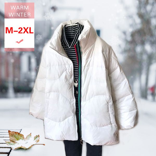 autumn winter women soft short white duck down jacket female stand collar larger size casual warm feather coat windproof outwear 201103, Black
autumn winter women soft short white duck down jacket female stand collar larger size casual warm feather coat windproof outwear 201103, Black