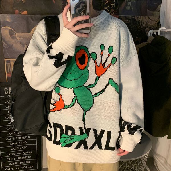 2021 new fashion o-neck sweater men's hip hop streetwear pull oversized -5xl long sleeves pullover for autumn spring winter 7dwi, White;black
2021 new fashion o-neck sweater men's hip hop streetwear pull oversized -5xl long sleeves pullover for autumn spring winter 7dwi, White;black