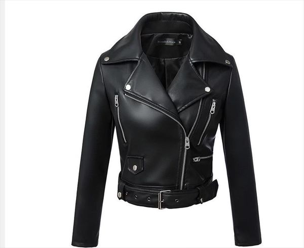 autumn winter pu leather black jacket women long sleeve outerwear casual turn down collar slim coat drop shipping
autumn winter pu leather black jacket women long sleeve outerwear casual turn down collar slim coat drop shipping