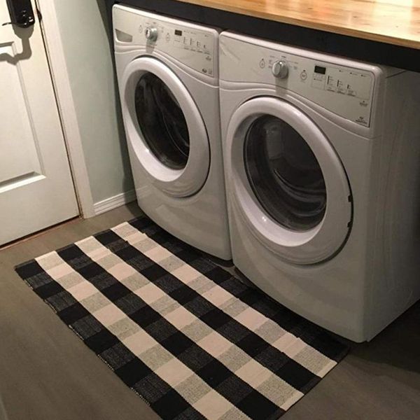 buffalo plaid rug,black and white plaid cotton hand-woven outdoor doormat machine-washable rugs for layered door mats front
buffalo plaid rug,black and white plaid cotton hand-woven outdoor doormat machine-washable rugs for layered door mats front