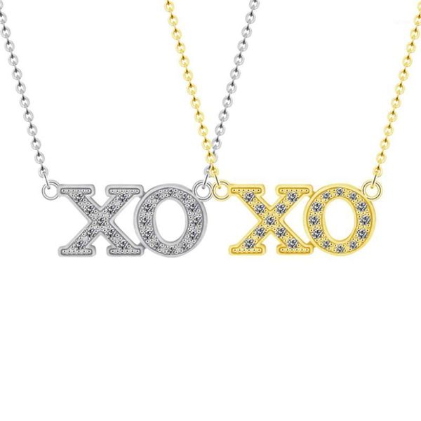 10 pcs valentine's day gift cz xo letter pendant necklace couple jewelery gold chain kolye women statement necklaces1, Silver
10 pcs valentine's day gift cz xo letter pendant necklace couple jewelery gold chain kolye women statement necklaces1, Silver
