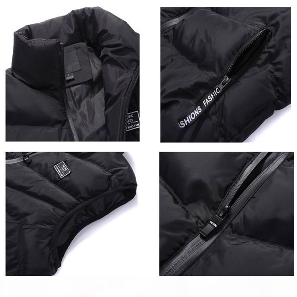 faliza 2020 men's vest spring winter sleeveless jacket and coats mens waistcoat warm thick casual gilet homme male vests mj110, Black;white
faliza 2020 men's vest spring winter sleeveless jacket and coats mens waistcoat warm thick casual gilet homme male vests mj110, Black;white