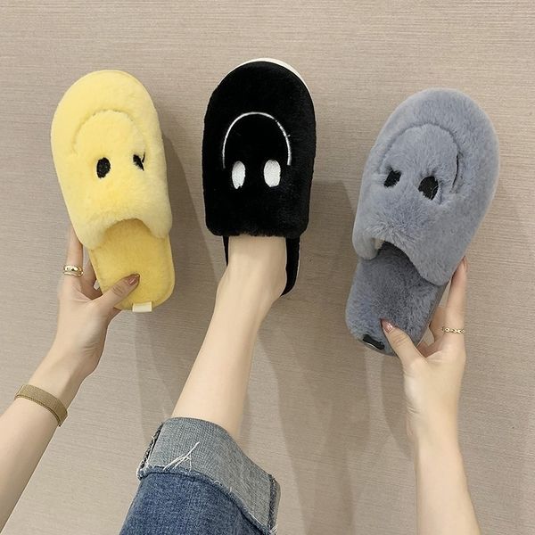 cootelili winter women home slippers with plush fashion warm shoes woman slip on flats slippers female smile yellow 36-41 y201026, Black
cootelili winter women home slippers with plush fashion warm shoes woman slip on flats slippers female smile yellow 36-41 y201026, Black