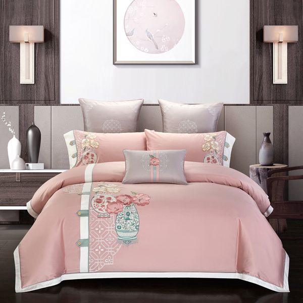 embroidery chinoiserie style duvet quilt cover grey leaves comforter cover king 4pcs bedding set bed sheets fitted sheet c0223
embroidery chinoiserie style duvet quilt cover grey leaves comforter cover king 4pcs bedding set bed sheets fitted sheet c0223