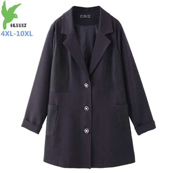 women's suits & blazers 2021 plus size 4xl-10xl blazer women spring autumn long sleeve windbreaker female casual suit black large outer, White;black
women's suits & blazers 2021 plus size 4xl-10xl blazer women spring autumn long sleeve windbreaker female casual suit black large outer, White;black