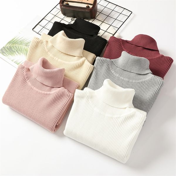 high-necked slim long-sleeved sweater women solid color small fresh knitted bottoming sweater female pullover spring autumn 201221, White;black
high-necked slim long-sleeved sweater women solid color small fresh knitted bottoming sweater female pullover spring autumn 201221, White;black