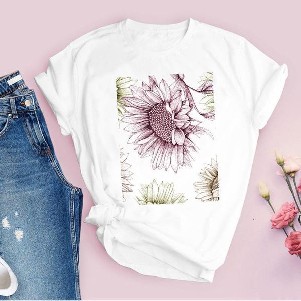 women graphic flower floral sunflower vintage summer autumn lady tees print clothing female t shirt womens t-shirt, White
women graphic flower floral sunflower vintage summer autumn lady tees print clothing female t shirt womens t-shirt, White