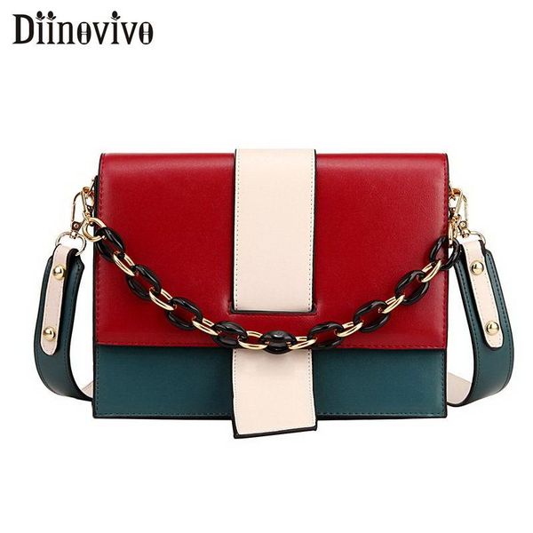 diinovivo panelled women messenger bag chain pu leather handbags female bags 2020 square lady shoulder bag whdv1318
diinovivo panelled women messenger bag chain pu leather handbags female bags 2020 square lady shoulder bag whdv1318