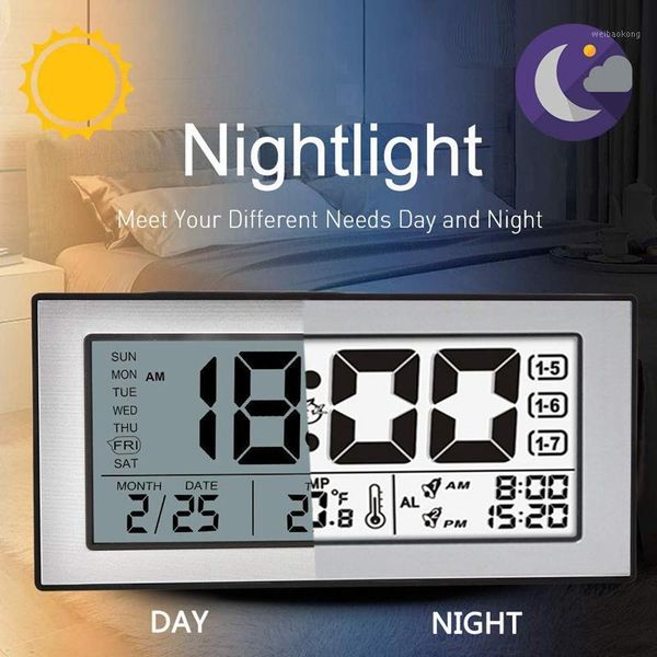 other clocks & accessories digital alarm clocks, non ticking battery operated, desk clock simple clock, with time temperature snooze night l
other clocks & accessories digital alarm clocks, non ticking battery operated, desk clock simple clock, with time temperature snooze night l