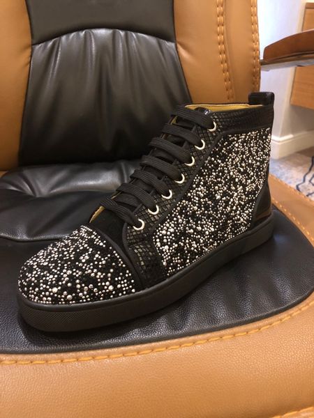 ddesigner mask brand sequined red sole pointed toe flat shoes women luxury red sole sequined high heels party wedding shoes 014, Black
ddesigner mask brand sequined red sole pointed toe flat shoes women luxury red sole sequined high heels party wedding shoes 014, Black