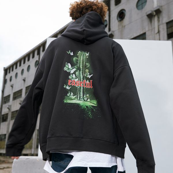 2021 new fleece cotton sweatshirt men hip hop streetwear mens butterfly cactus print pullover harajuku hoodie winter 0t40, Black
2021 new fleece cotton sweatshirt men hip hop streetwear mens butterfly cactus print pullover harajuku hoodie winter 0t40, Black