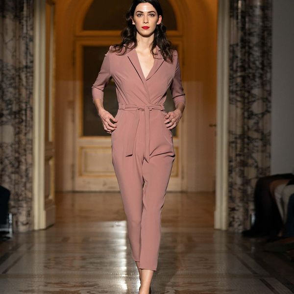 runway designer cleavage in sleeves hidden buckle pocket belt pink short sleeve stylish temperament thin overalls gmwp, Black;white
runway designer cleavage in sleeves hidden buckle pocket belt pink short sleeve stylish temperament thin overalls gmwp, Black;white
