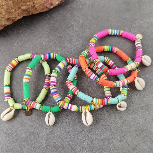 summer jewelry bracelet boho polymer clay beads bracelet for women friendship handmade gift for girl, Golden;silver
summer jewelry bracelet boho polymer clay beads bracelet for women friendship handmade gift for girl, Golden;silver