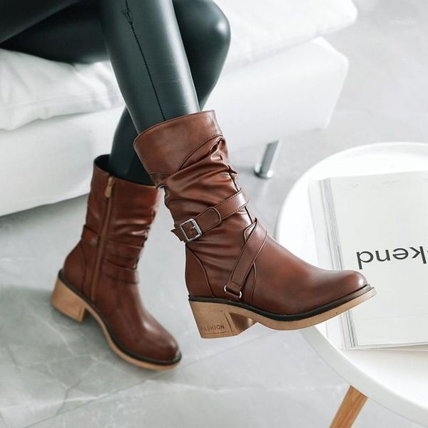 boots white women 2021 autumn black warm short plush zipper leather buckle pointed toe mid-calf round womens1
boots white women 2021 autumn black warm short plush zipper leather buckle pointed toe mid-calf round womens1