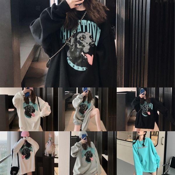 zbmzr printed sweater cotton and autumn winter thin lo sweater sweatermedium and long lazy women's round neck with plush thickening stu, Black
zbmzr printed sweater cotton and autumn winter thin lo sweater sweatermedium and long lazy women's round neck with plush thickening stu, Black