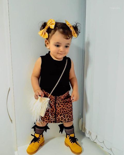 clothing sets summer fashion kids baby girls clothes leopard print sleeveless turtleneck black vest mini skirts1, White
clothing sets summer fashion kids baby girls clothes leopard print sleeveless turtleneck black vest mini skirts1, White