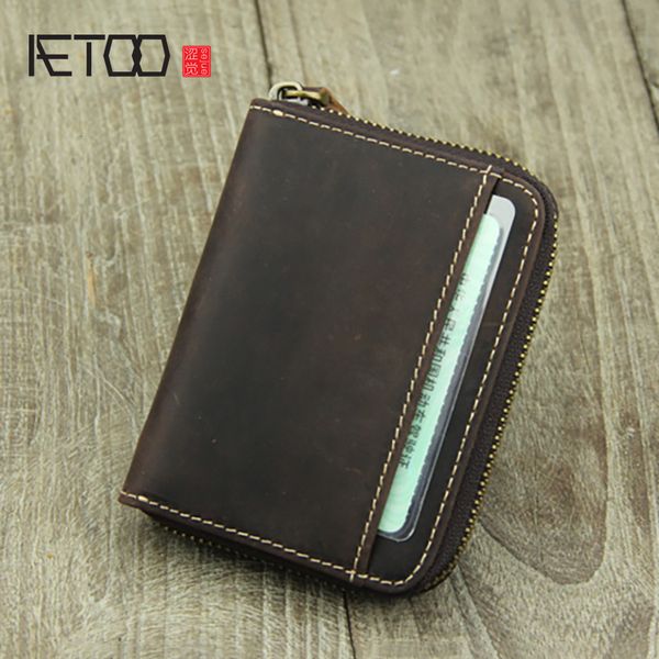 hbp aetoo crazy horse leather zippered cowhide bag, multi-functional retro zero wallet, large-capacity multi-card card bag, Brown;gray
hbp aetoo crazy horse leather zippered cowhide bag, multi-functional retro zero wallet, large-capacity multi-card card bag, Brown;gray