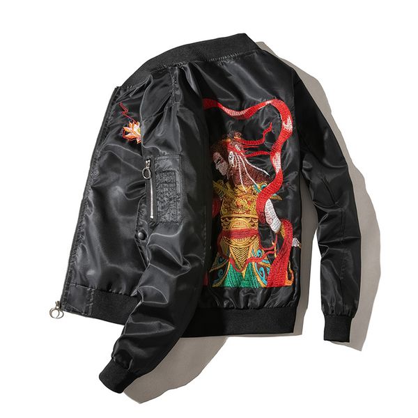 2021 new men in winter embroidered chinese fashion hip hop anime cartoon baseball jacket young fall y7t8, Black;brown
2021 new men in winter embroidered chinese fashion hip hop anime cartoon baseball jacket young fall y7t8, Black;brown