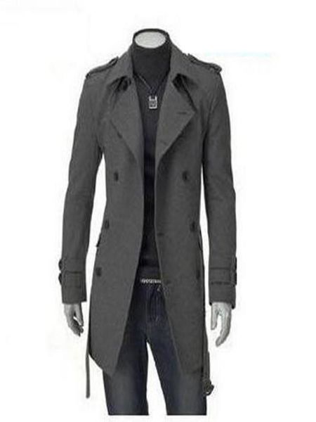 men's wool & blends korean style solid windbreaker lapel double breasted medium length business casual autumn winter male coat, Black
men's wool & blends korean style solid windbreaker lapel double breasted medium length business casual autumn winter male coat, Black