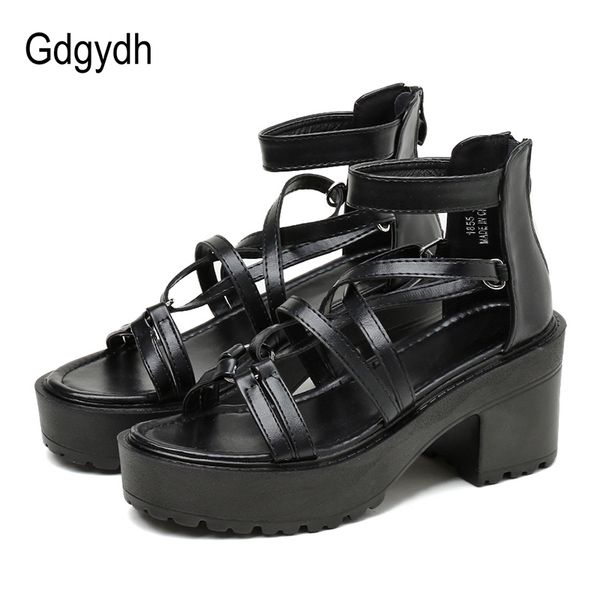 gdgydh fashion star punk gothic shoes women platform chunky heels sandals 2020 new summer back zipper drop shipping, Black
gdgydh fashion star punk gothic shoes women platform chunky heels sandals 2020 new summer back zipper drop shipping, Black