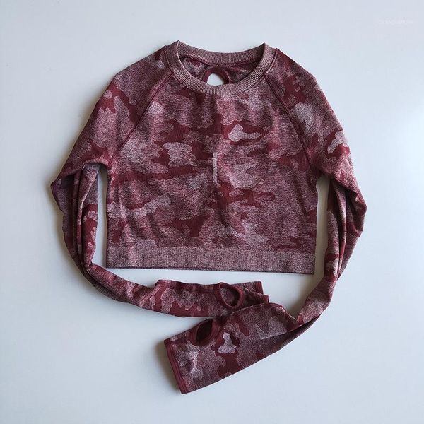 yoga outfits color camo seamless workout crop thumb holes women soft long sleeve shirts gym shirt women1, White;red
yoga outfits color camo seamless workout crop thumb holes women soft long sleeve shirts gym shirt women1, White;red