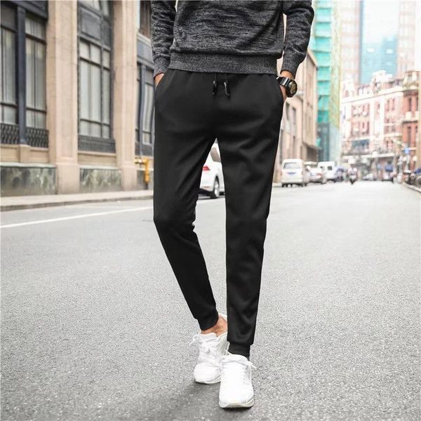 thin casual men's trousers youth slim fit men's trousers korean-style elasticity leather tip with drawstring casual pants1, Black
thin casual men's trousers youth slim fit men's trousers korean-style elasticity leather tip with drawstring casual pants1, Black