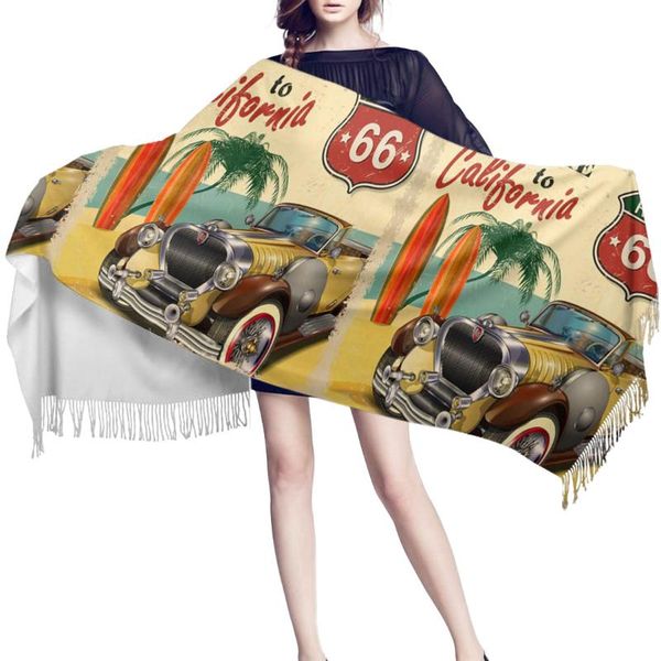 scarves women cashmere scarf autumn winter hijab wrap retro car seaside beach poster california printed shawls headband ladies, Blue;gray
scarves women cashmere scarf autumn winter hijab wrap retro car seaside beach poster california printed shawls headband ladies, Blue;gray