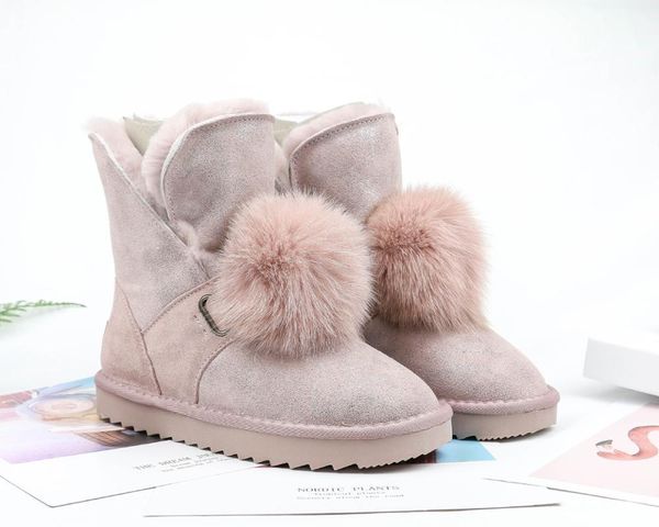 new style 100% natural fur warm winter boots women shoes 2020 genuine cowhide leather shoes women snow boots, Black
new style 100% natural fur warm winter boots women shoes 2020 genuine cowhide leather shoes women snow boots, Black