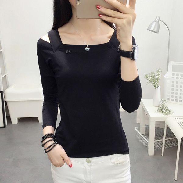 tzf2019 new long sleeve women's spring and autumn trend pure cotton suspender slim body t-shirt t-shirt bottom small ds9lw, White
tzf2019 new long sleeve women's spring and autumn trend pure cotton suspender slim body t-shirt t-shirt bottom small ds9lw, White