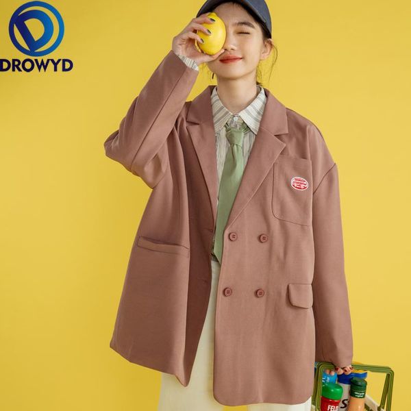 women black blazers 2021 fashion lady office work suit pockets jackets coat casual loose long sleeve double breasted blazer, White;black
women black blazers 2021 fashion lady office work suit pockets jackets coat casual loose long sleeve double breasted blazer, White;black