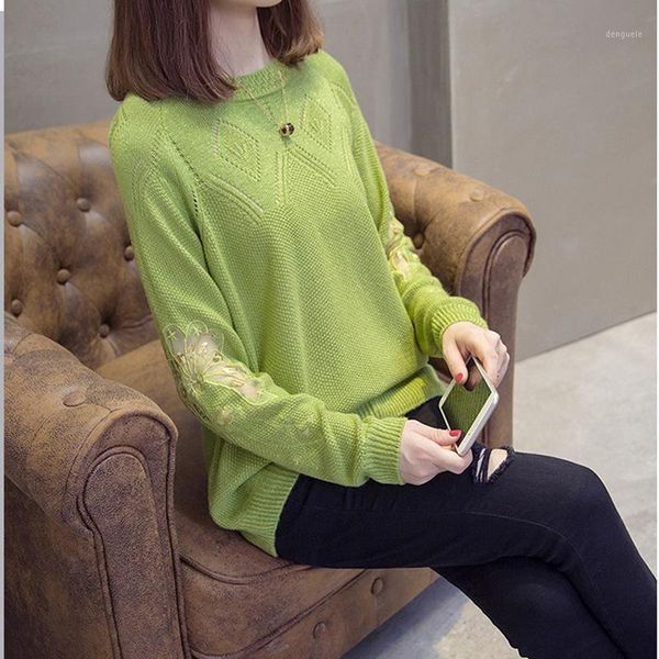 lace mesh openwork sweater, spring 2020 new loose round neck ladies sweater1, White;black
lace mesh openwork sweater, spring 2020 new loose round neck ladies sweater1, White;black