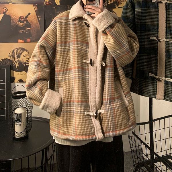 2021 new privathinker men's casual oversize coats winter new woman korean streetwear plaid hip hop long sleeve warm jackets w9zt, Black;brown
2021 new privathinker men's casual oversize coats winter new woman korean streetwear plaid hip hop long sleeve warm jackets w9zt, Black;brown