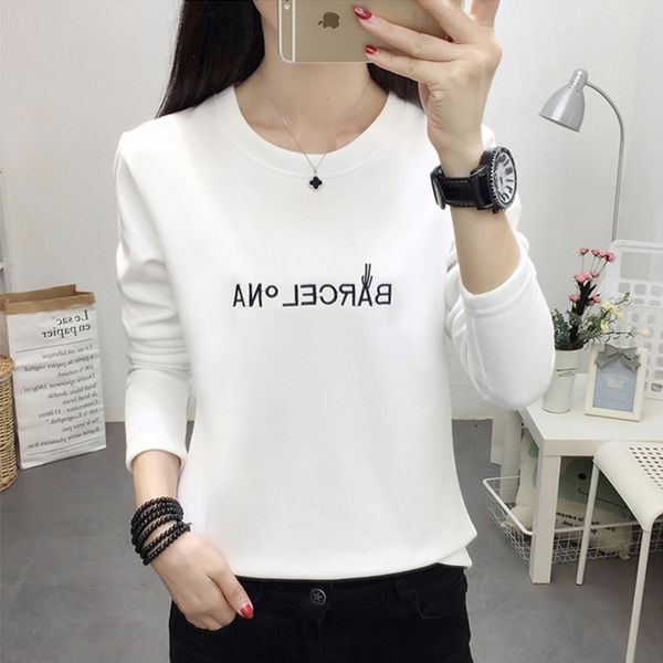 tzf versaile plush new t-shir keep t-shirt warm with thick and warm autumn and winter t women's korean version long sleeve bottoming 20, Black
tzf versaile plush new t-shir keep t-shirt warm with thick and warm autumn and winter t women's korean version long sleeve bottoming 20, Black