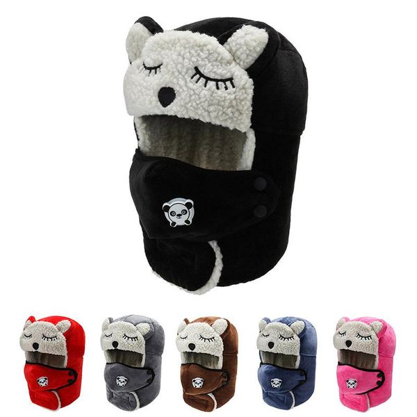 beanie/skull caps classic winter women hats cute panda cartoon thick warm russian hat female mask black, Blue;gray
beanie/skull caps classic winter women hats cute panda cartoon thick warm russian hat female mask black, Blue;gray
