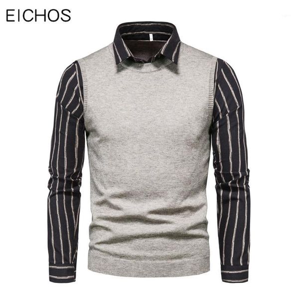 sweaters for men vintage pullover autumn fashion fake two piece knitted sweater turn-down collar sweater shirt male clothes1, White;black
sweaters for men vintage pullover autumn fashion fake two piece knitted sweater turn-down collar sweater shirt male clothes1, White;black