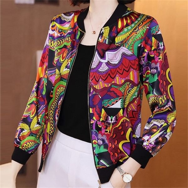 new fashion flower women summer coats long sleeve basic jackets bomber thin office red female jacket outwear y201012, Black;brown
new fashion flower women summer coats long sleeve basic jackets bomber thin office red female jacket outwear y201012, Black;brown