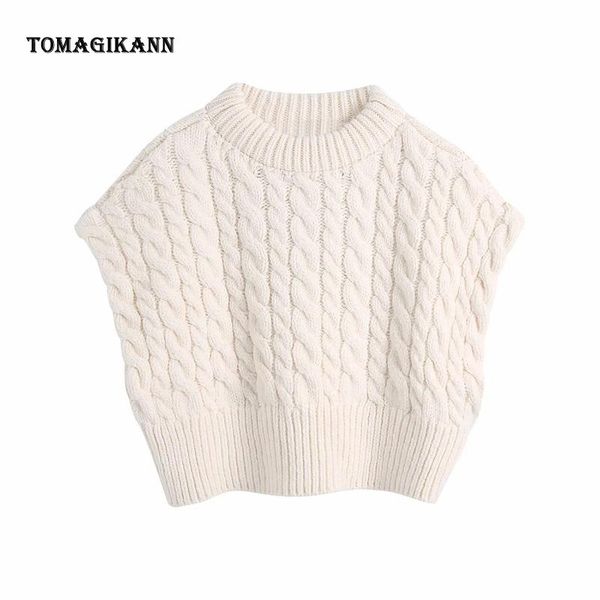 women's vests twist braid short sweater women 2021 spring o neck all match knitted fashion casual solid waistcoat, Black;white
women's vests twist braid short sweater women 2021 spring o neck all match knitted fashion casual solid waistcoat, Black;white