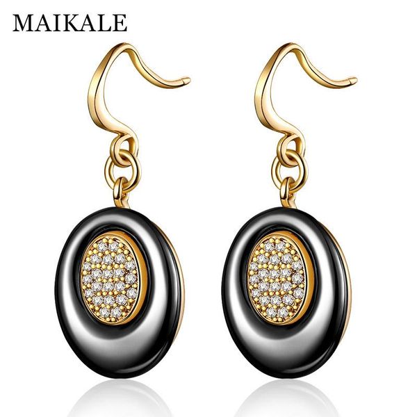 dangle & chandelier maikale fashion big round black ceramic earrings zirconia gold/silver color hook hanging drop for women jewelry gifts
dangle & chandelier maikale fashion big round black ceramic earrings zirconia gold/silver color hook hanging drop for women jewelry gifts
