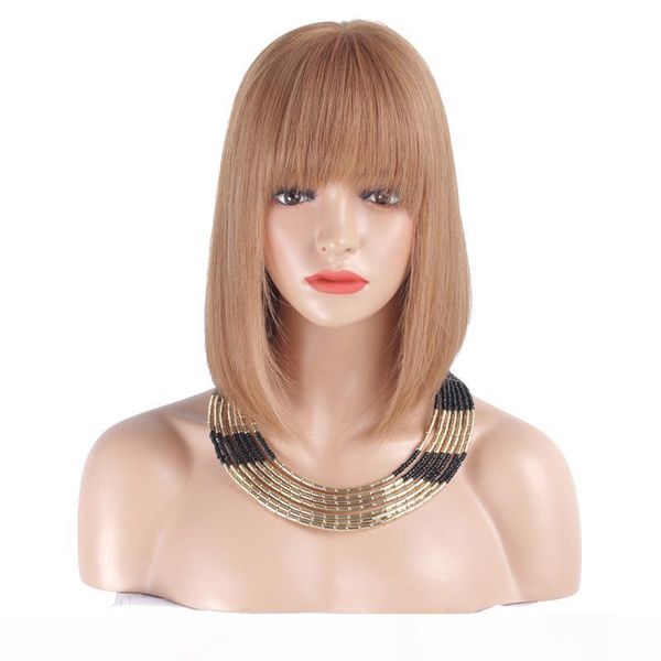 full lace human hair wigs for women #8 130% density peruvian remy hair silky straight short bob lace front human hair wigs, Black;brown
full lace human hair wigs for women #8 130% density peruvian remy hair silky straight short bob lace front human hair wigs, Black;brown