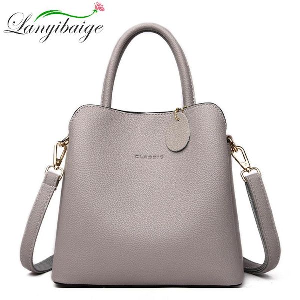 new women bag women's leather handbags gray sac a main large capacity bucket bag pu shoulder tote bags for lady
new women bag women's leather handbags gray sac a main large capacity bucket bag pu shoulder tote bags for lady