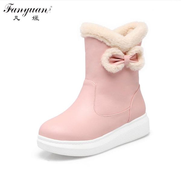 2020 new arrival slip- on ankle round toe woman fashion plush winter snow boots with bowtie decoration, Black
2020 new arrival slip- on ankle round toe woman fashion plush winter snow boots with bowtie decoration, Black