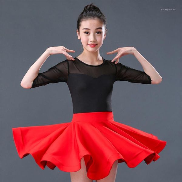girls latin training dress salsa tango rumba ballroom dance dresses latin mermaid skirts1, Black;red
girls latin training dress salsa tango rumba ballroom dance dresses latin mermaid skirts1, Black;red