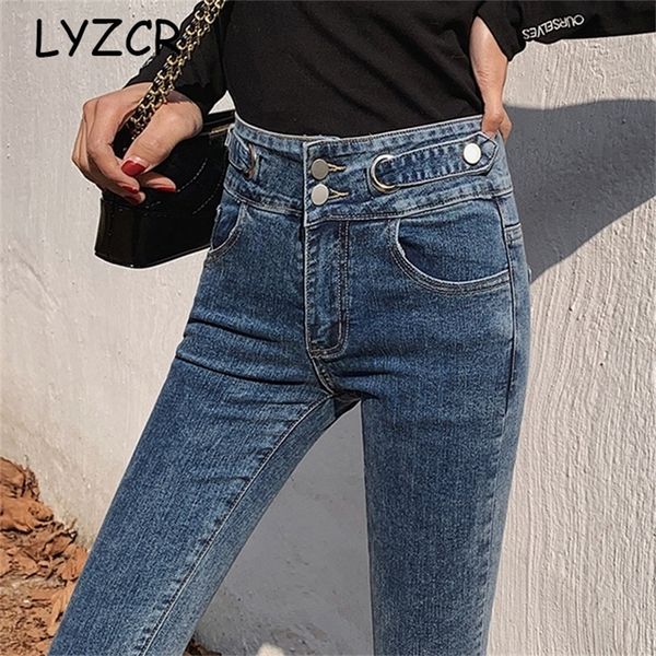 lyzcr black skinny jeans woman vintage high waist jeans for women denim jeans femme womens stretch jean pants with elastic 201223, Blue
lyzcr black skinny jeans woman vintage high waist jeans for women denim jeans femme womens stretch jean pants with elastic 201223, Blue